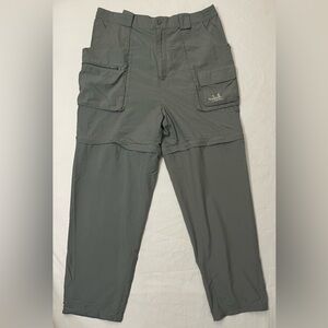 Cabela's Men's Convertible Cargo Pants Shorts in Green